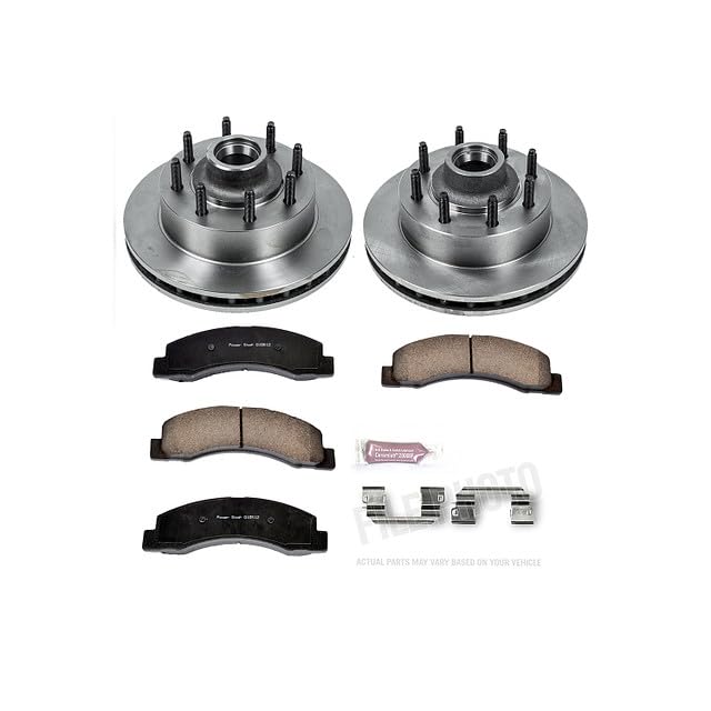 KOE1893 AUTOSPECIALTY Front Replacement Brake Kit-OE Brake Rotors & Ceramic Brake Pads For Ford Excursion, Ford F-250 Super Duty, Ford F-350 Super Duty [Model Specific]