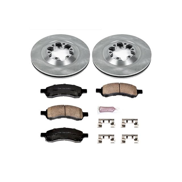 Power Stop KOE5405 Front Replacement Brake Kit-OE Brake Rotors & Ceramic Brake Pads For Chevrolet Colorado 2009-2012, GMC Canyon 2009-2012 [Model Specific]