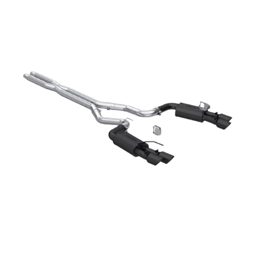 2024 Ford Mustang GT MBRP 5.0L Cat-Back Dual Split Rear - Quad Black Tips 3in