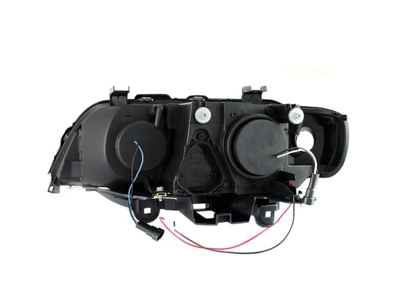 Projector Headlight Set ANZO USA w/LED Halo-Chrome 121397