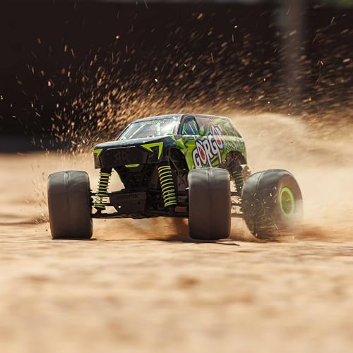 ARRMA 1/16 Gorgon GROM RC Truck 4X4 RTR Brushed Monster Truck (Battery & Charger Included), Yellow, ARA2130T1