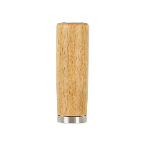 Mishimoto Wood Shift Knob, Tall Steel Core Beech Wood