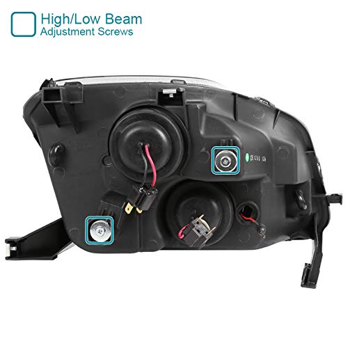 Projector Headlights 1997-2001 Honda Prelude w/ SMD LED Light Strip (Chrome Housing/Smoke Lens)
