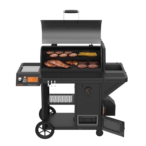 Tahoma 900A DLX Auto-Feed Oklahoma Joe's Charcoal Smoker & Grill w/Wi-Fi - 25203115