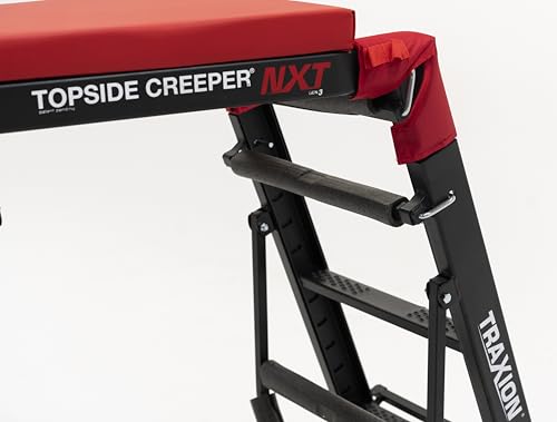 3-200 Traxion NXT Foldable Topside Automotive Engine Creeper, Black