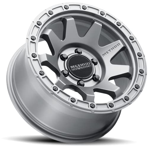 317 Method Race Wheels Custom Wheel - 20x9, 18 Offset, 6x139.7 Bolt Pattern, 106.25mm Hub - Gloss Titanium Rim