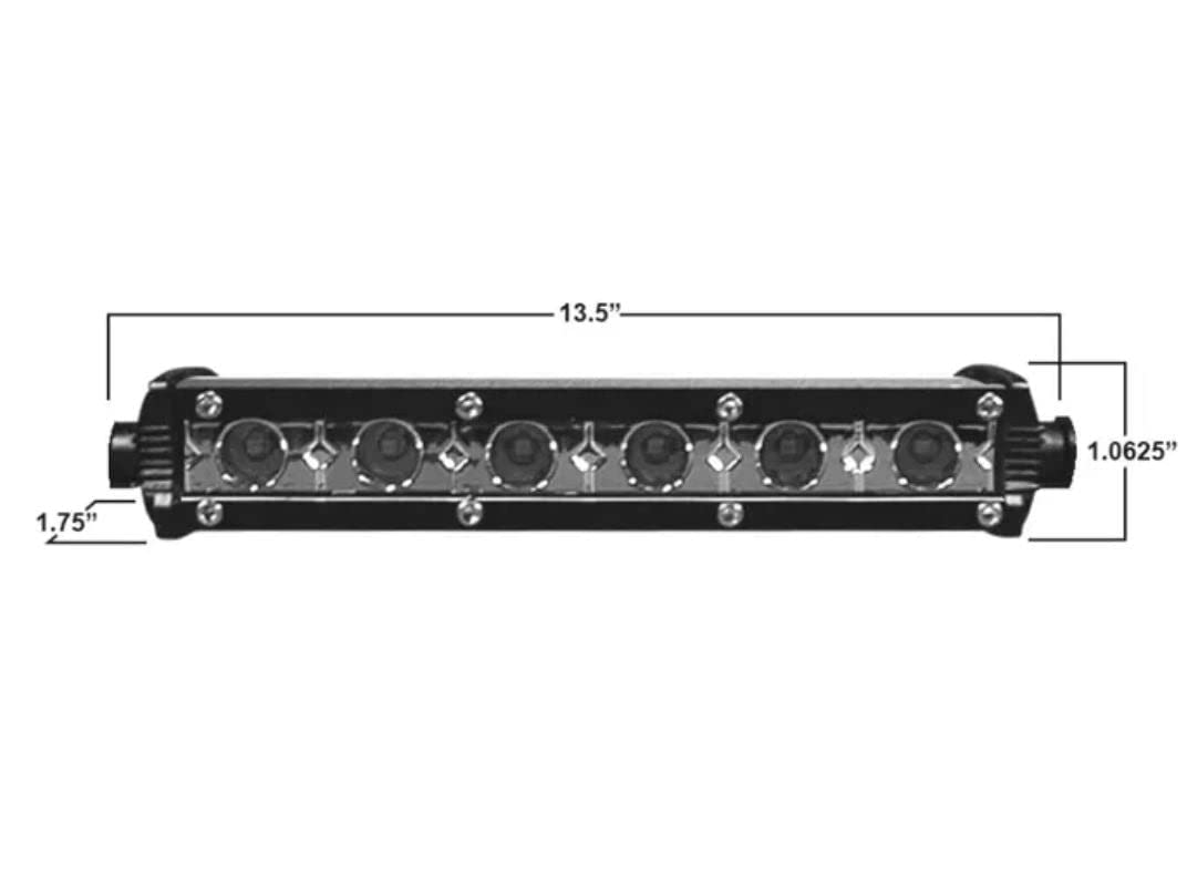 13.5" Daytona Lights - 36 Watt Ultra Slim Bar Lightbar (DL-US135)