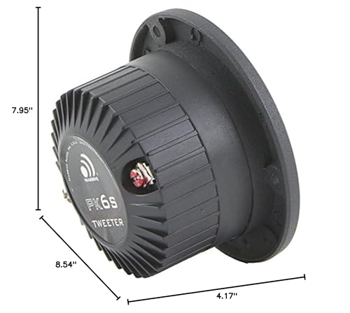 6.5" Component Car Speakers Massive Audio PK6S | 120W RMS / 240W Max | Silk Dome Tweeter & Mid-Bass Woofer | 2-Way Audio Upgrade | High-Fidelity OEM Replacement