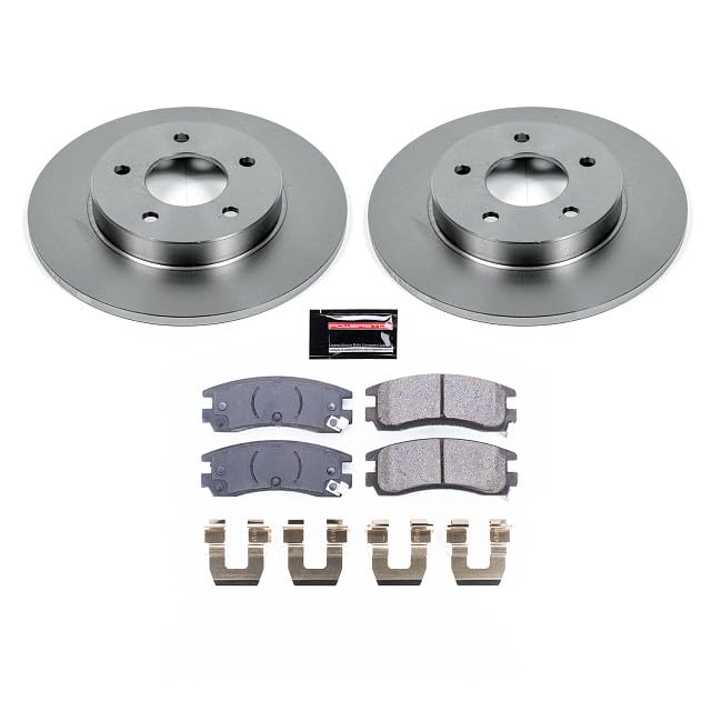 POWERSTOP Autospecialty KOE1526 Rear Replacement Brake Kit-OE Brake Rotors & Ceramic Brake Pads