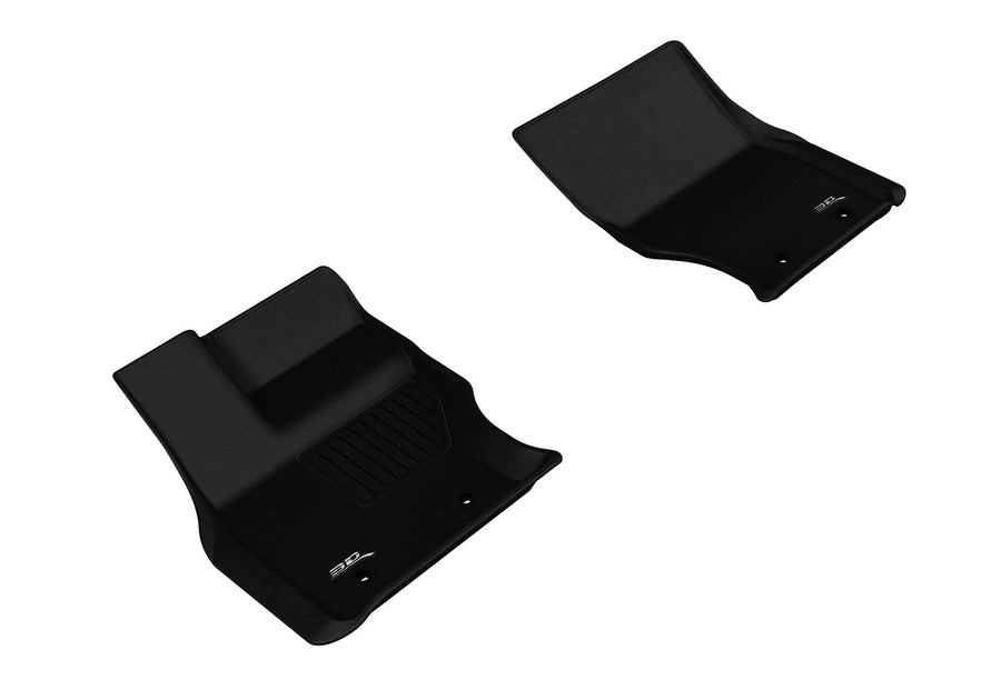 Kagu Floor Mat (Black) 3D MAXpider for 2013-2022 Land Rover Range Rover/Range Rover Sport - 1ST Row