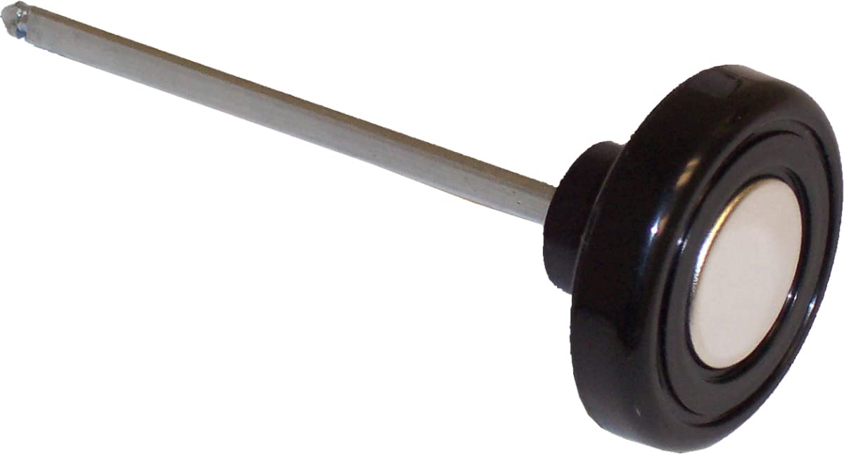 C6044-68 Brothers Trucks Headlight Knob with Rod - Deluxe - Black/Silver