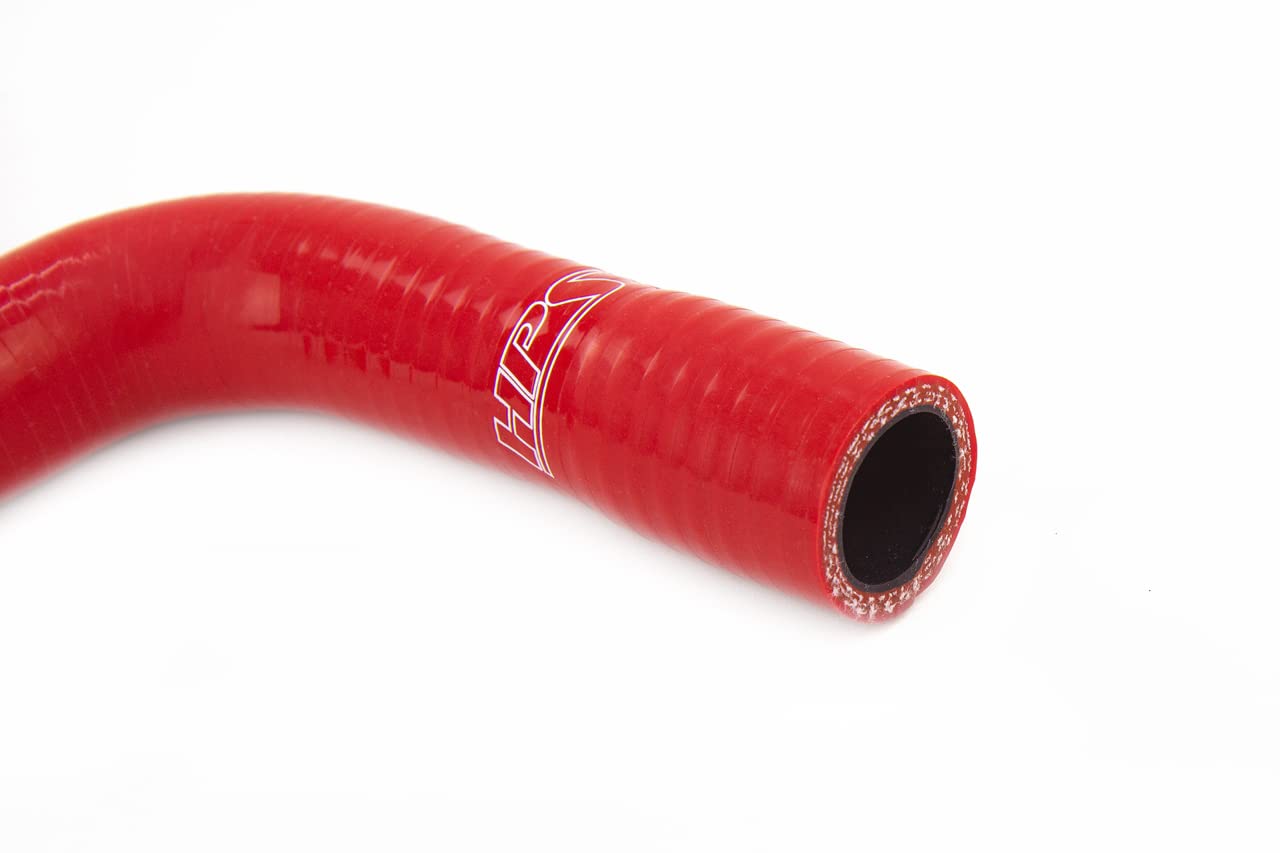 HPS Performance Silicone Red Breather Hose Kit Compatible for 2003-2006 Volkswagen Golf MK4 2004-2005 Jetta 2003-2006 Audi TT 1.8T Turbo Late AWP Engine, 57-1934-RED