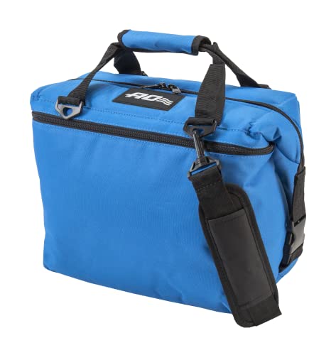 AO Coolers Soft-Sided Original Cooler Bag, Leak-Proof, Insulated, Lightweight, Royal Blue, 12-Can