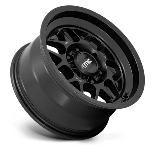KMC 16x8 KM725 Terra Wheel Rim +0mm Satin Black 6x5.5" Inch KM725MX16806800