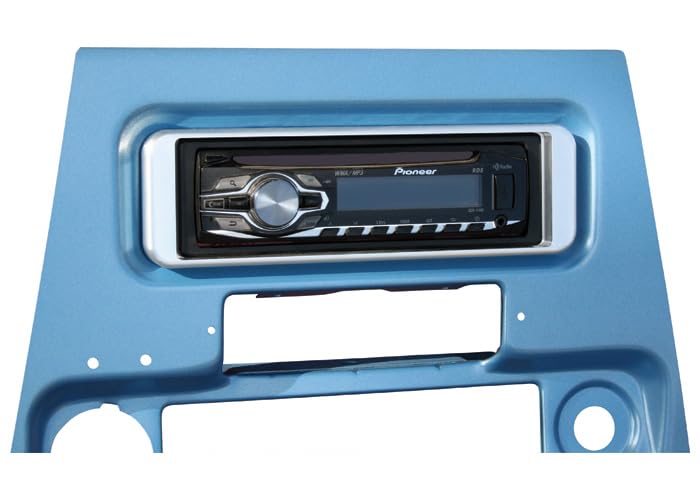 BRB6772 Brothers Trucks Billet Radio Bezel - Brushed Aluminum