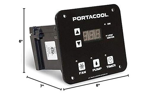 Hurricane Series Portacool Control Panel, Black