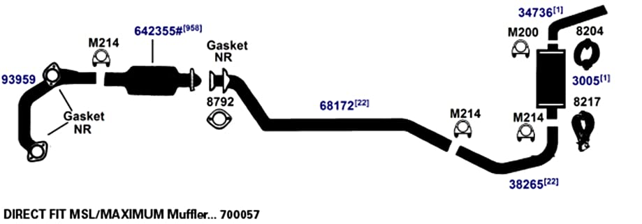 Exhaust Hanger AP Exhaust 8204