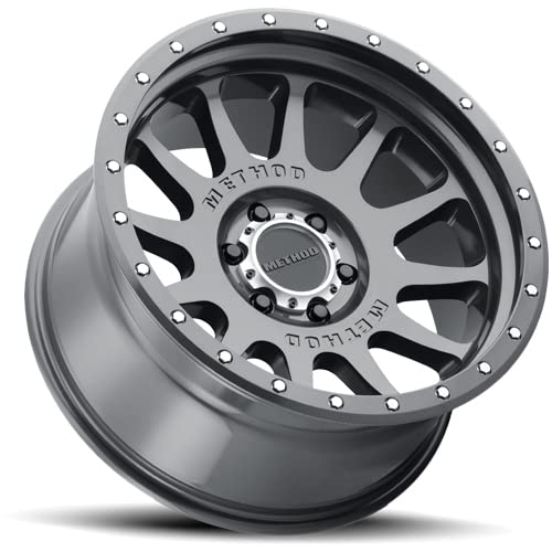 605 Method Race Wheels NV Titanium Wheel with Gloss (20 x 10. inches /6 x 5 mm, -24 mm Offset)
