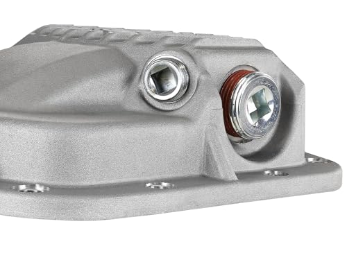 aFe POWER Front Differential Cover Street Series Raw w/Machined Fins - #46-71030A - Jeep Wrangler (JL) 18-23/ Gladiator (JT) 20-23 (Dana M210)