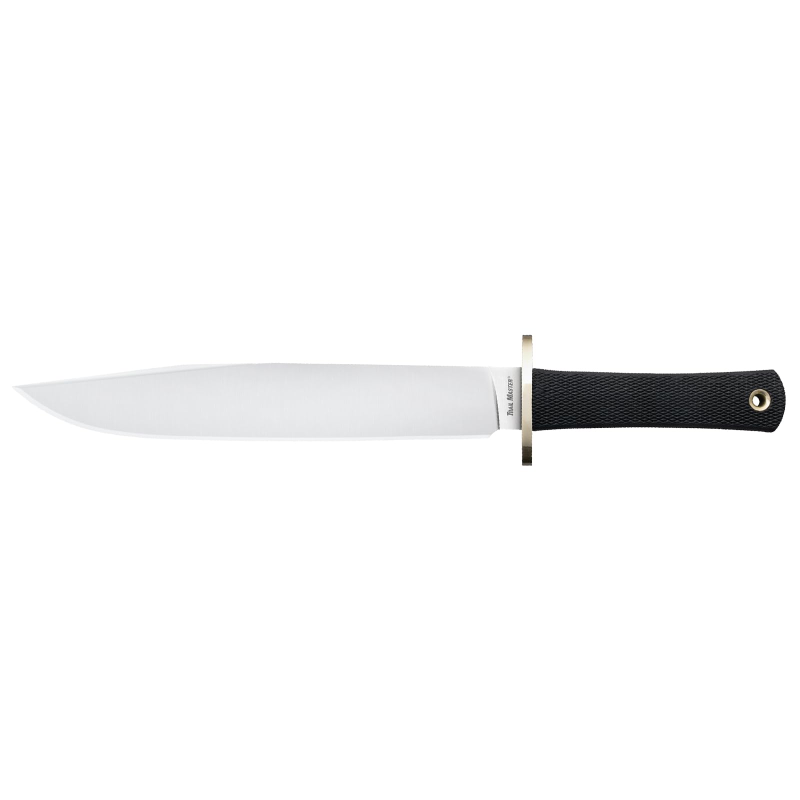 COLD STEEL 9.5" Trail Master CPM 3V Razor-Sharp Clip Point Blade 5.125" Kray-Ex Handle Tactical Fixed Blade Knife W/Secure-Ex Sheath