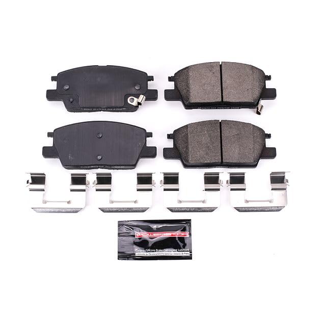 Power Stop Evolution Front Sport Carbon Fiber-Ceramic Brake Pad For Buick Envis, Buick LaCrosse, Regal Sportback, Chevrolet Equinox, Chevrolet Malibu, GMC Terrain [Model Specific], Z23-1913