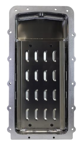 Moroso Aluminum Road Race Oil Pan 20581, Fits 5.0 Ford Coyote Engine, Use w/External Wet Sump Oil Pump, #16AN Pick Up