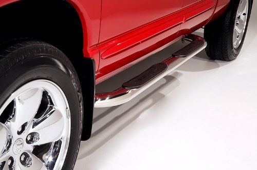 DZ370123 Dee Zee 3" Round Stainless Steel Nerf Bars