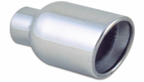 2.5in ID Vibrant 4in OD Round SS Tips (Double Wall, Angle Cut)