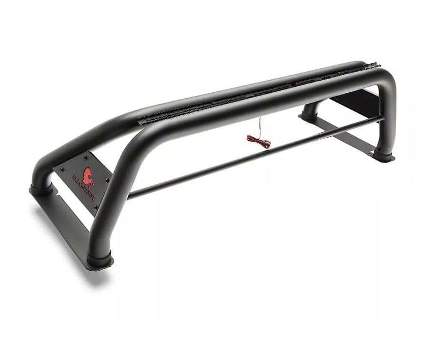 CLASSIC Black Horse Roll Bar Black Compatible with 00-24 Ram 2500/3500|01-24 Silverado 2500/3500 HD|00-24 F-150|17-24 Titan|2001-2024 Sierra 1500|07-24 Tundra|01-24 GMC Sierra 1500/2500 HD-RB001BK