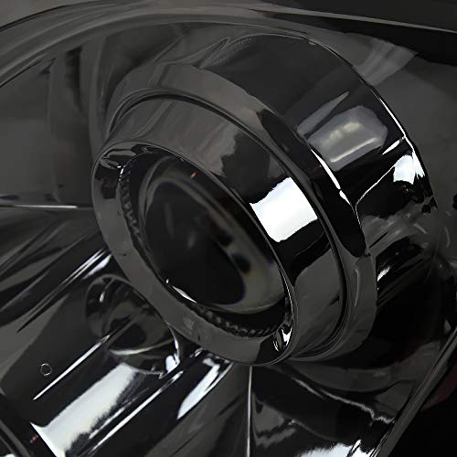 Projector Headlights 1997-2001 Honda Prelude w/ SMD LED Light Strip (Chrome Housing/Smoke Lens)