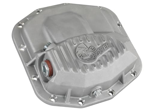 aFe POWER Front Differential Cover Street Series Raw w/Machined Fins - #46-71030A - Jeep Wrangler (JL) 18-23/ Gladiator (JT) 20-23 (Dana M210)
