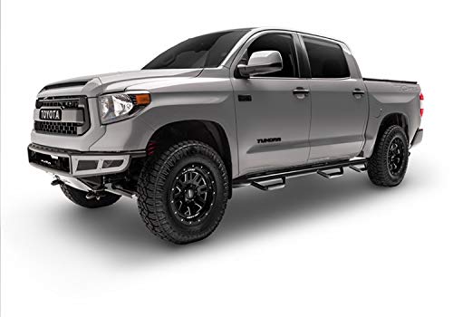 N-Fab Steps Nerf | Gloss Black, Wheel-to-Wheel w/ Bed Access | D9790QC-6 | Fits 1994-2001 Dodge RAM 1500 / 2500 / 3500 Quad Cab 4 Door 6.4' Standard Bed, SRW / DRW Gas / Diesel