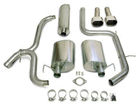 Single CORSA Wide Mouth Dual Exhaust System 14182