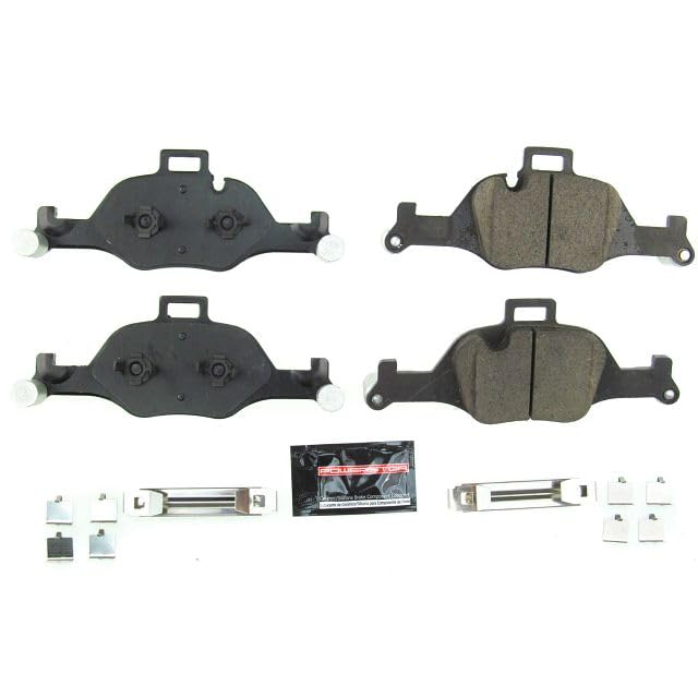 Power Stop Z23-2060 Z23 Sport Ceramic Brake Pads with Hardware For BMW 430i Gran Co, 530e, 530e xDrive, 530i, 530i xDrive, 540d xDr, 540i, 540i xDrive, X5, X6 [Model Specific]