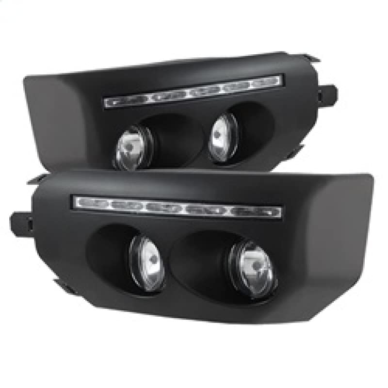 Auto Spyder 5075161 LED Fog Lights Black/Clear