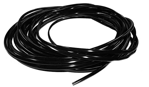 Cowles Custom - 50FT Black Enhanced U-Channel Edge Guard Trim, 50FT Flexible Plastic (PVC) Bumper Protector Accessory, Door Guard for Cars, Trucks, SUV, ATV, Boats