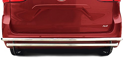 Rear Bumper Guard Black Horse Double Tube Stainless Steel Compatible with 2008-2012 Mercury Mariner|2008-2012 Ford Escape|2008-2012 Mazda Tribute-8D048816SS