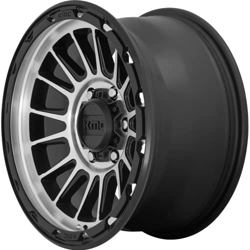 MACHINED KMC IMPACT Satin Black Wheel (0 x 0. inches /5 x 127 mm, 18 mm Offset)