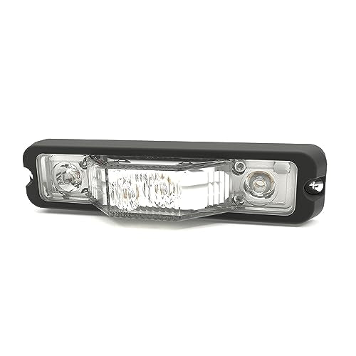 LED Warning Light, Amber/Clear
