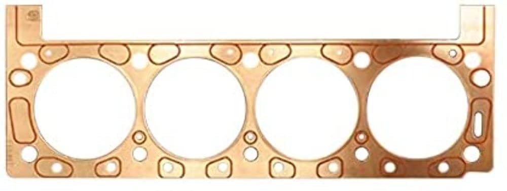 Cylinder Head Gasket, SCE Gaskets, ICS Titan, 4.520 in Bore, 0.093 in Compression Thickness, Copper, Passenger Side, Big Block Ford, Each