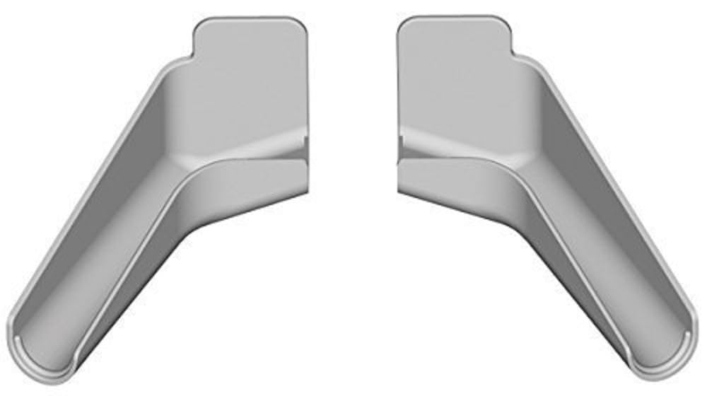 Polar White JR Products 655-PW-A Rigid Extended Rain Gutter Spout