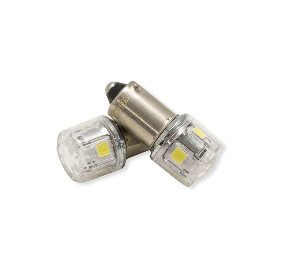 Race Sport Lighting PNP Series Multi Purpose Interior Light Bulb Fit NEW - BA9S OEM size LED Replacement Bulbs AMBER LED RSBA9S3030A