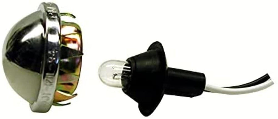 Clear Chrome Peterson License Plate Utility Light M432