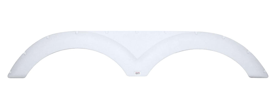 Tandem Axle Fender Skirt ICON 12309 for Cruiser - Polar White