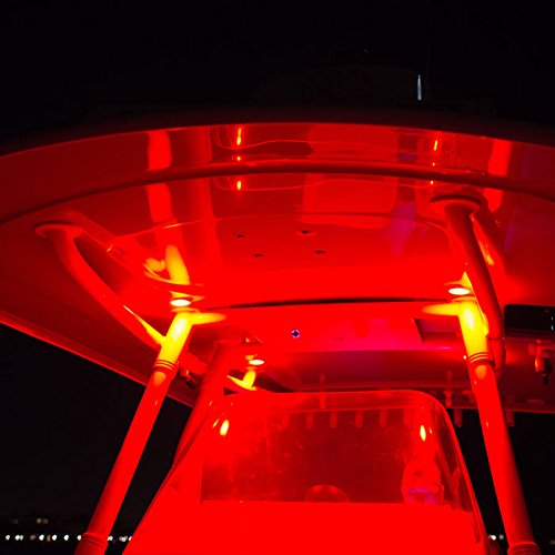 Lumitec LED Flush Mount Ceiling Down Light Mirage - White - White Dimming, Red Non-Dimming, Blue Non-Dimming - IP67 Rated, Slim Profile, Ideal for Indoor/Outdoor, 113128, 380 Lumens