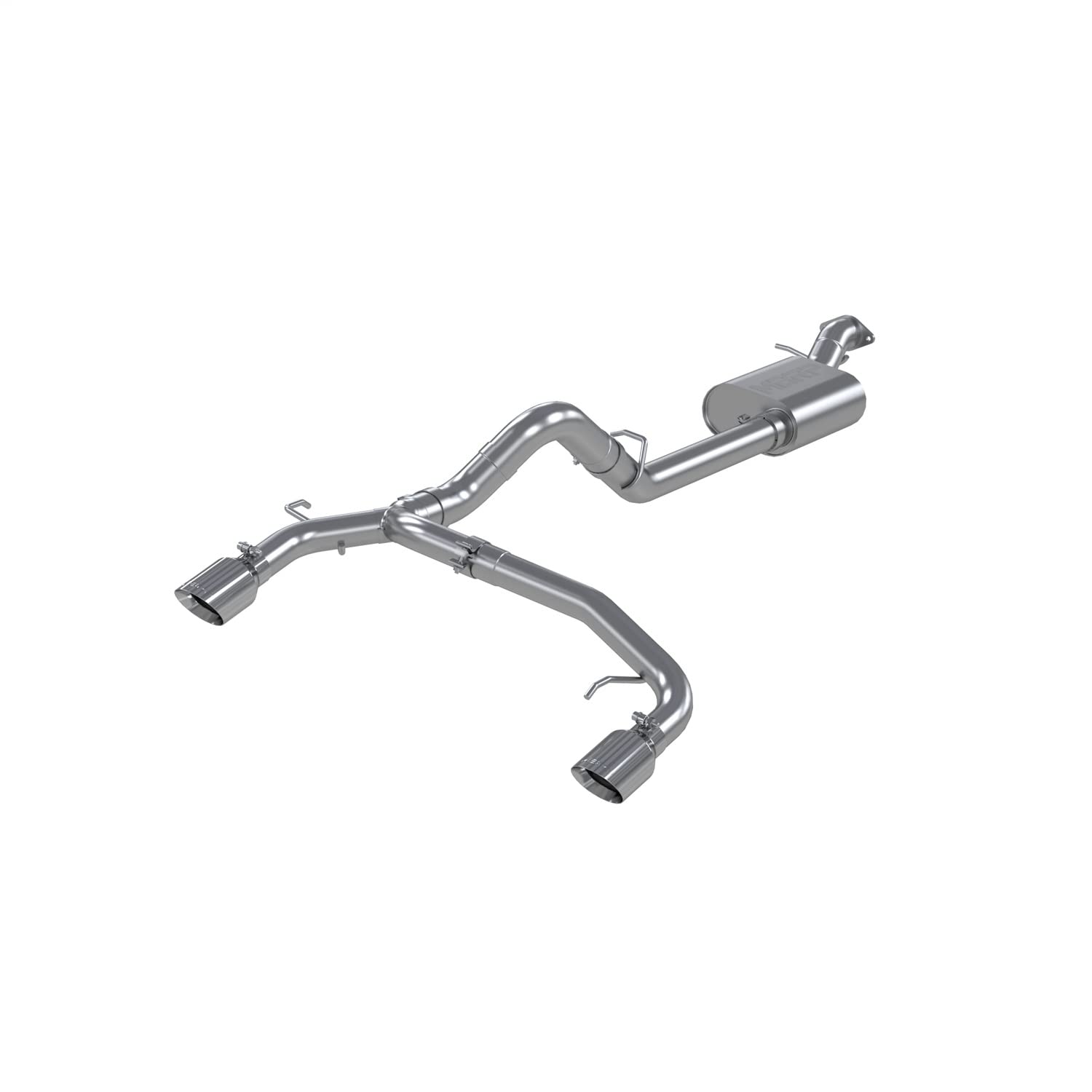 21-22 Ford Bronco MBRP 2.3/2.7L EcoBoost 2/4-Dr 3in Catback Dual Split Rear Exit Aluminized Steel