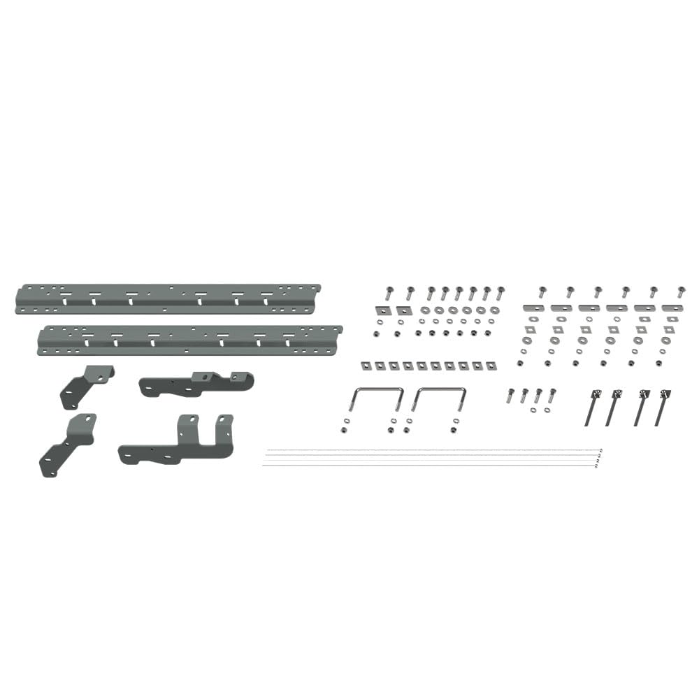 Fifth Wheel Hitch B&W Trailer Hitches Universal Mounting Rails with Custom Installation Brackets - RVK2604