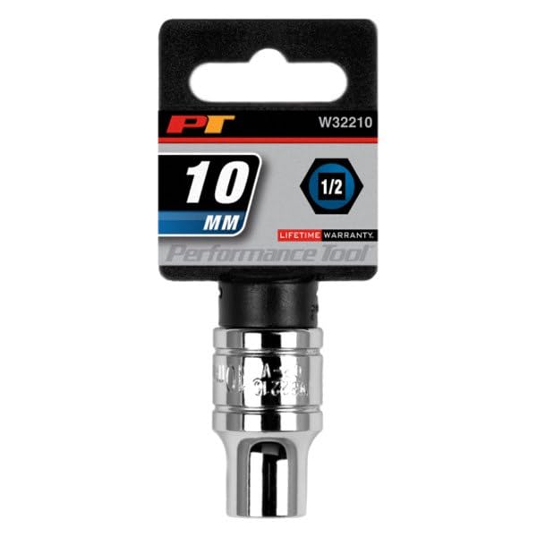 W32210 Performance Tool Size: 1/2-Inch Drive 10mm 6pt Socket