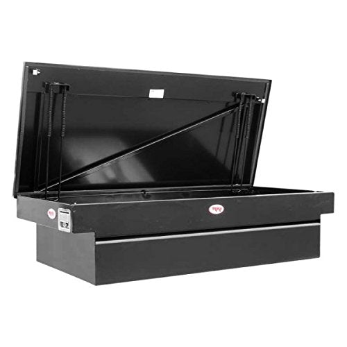30 in. Wide RKI C63W Single Lid Steel Xbox - Fullsize Trucks, White