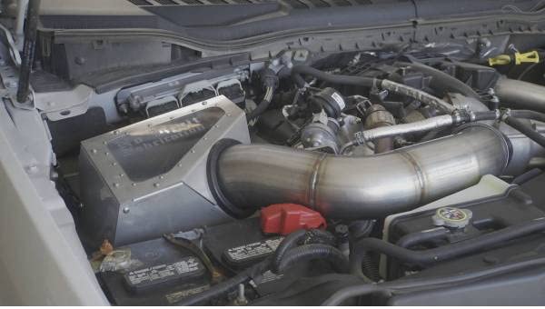 Premium Closed Box Intake No Limit Fabrication for 17-19 Ford, 6.7 Power Stroke, Raw